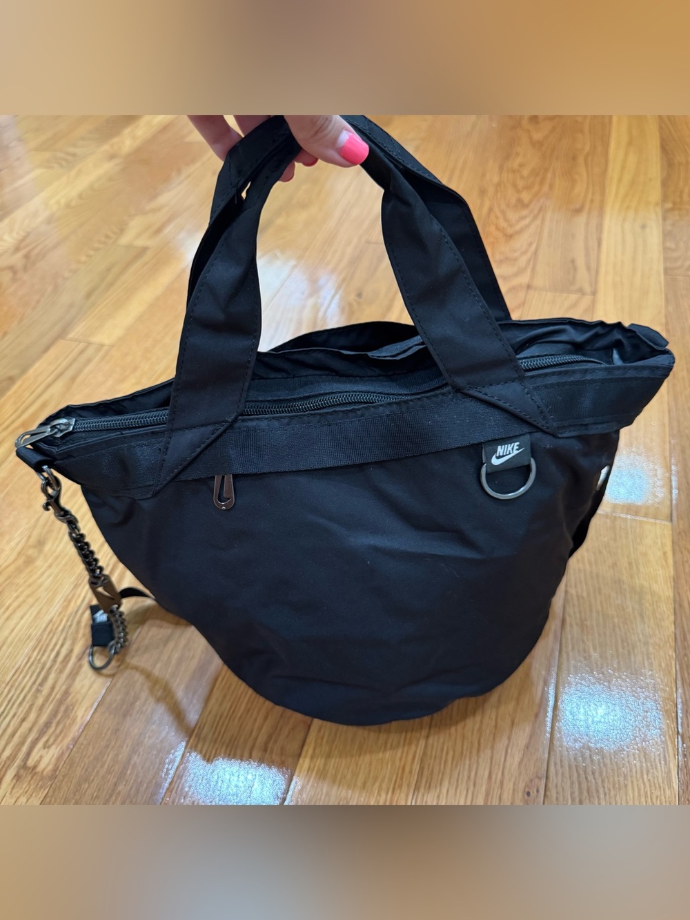 Nike Black Everyday Zip-Top Tote